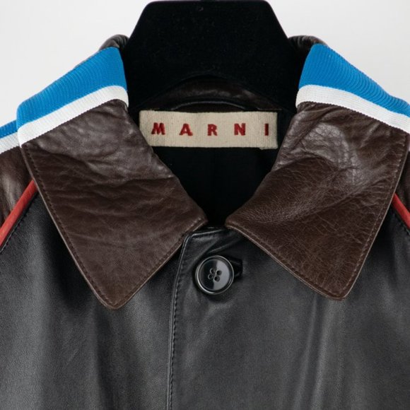 Marni Leather Flight Jacket - Picture 5 of 7
